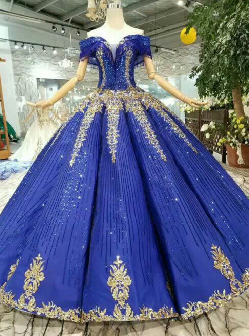 لباس مجلسی سنتی آبی
